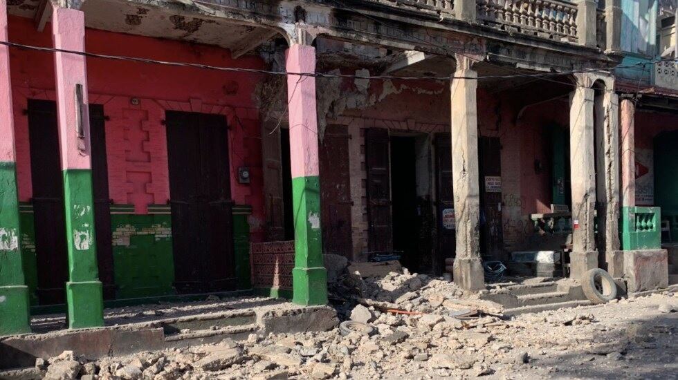 En imágenes: se conocen las primeras fotografías del terremoto en Haití este sábado