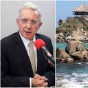 El expresidente Álvaro Uribe, el Parque Tayrona y Julia Miranda, exdirectora de Parques Nacionales