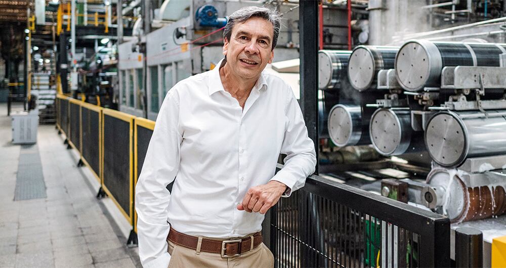 “Queremos seguir en la línea que hoy tenemos: enfocados en la sostenibilidad, la innovación y la alta ingeniería”, dice Álvaro Hincapié, presidente de Enka.