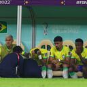 El capitán de la Selección de Brasil, se fue entre en llanto ante Serbia.