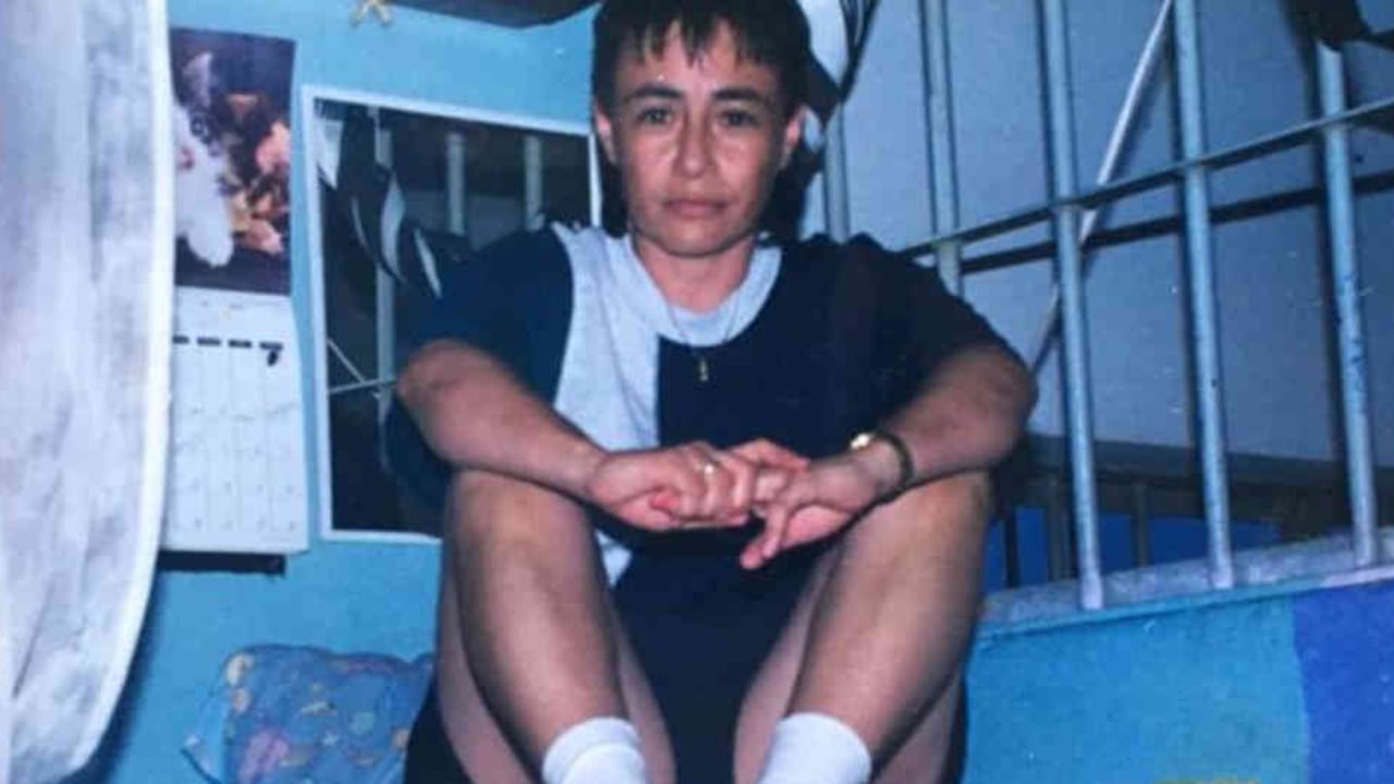 Marta Álvarez en la cárcel de Cali, en 1999.