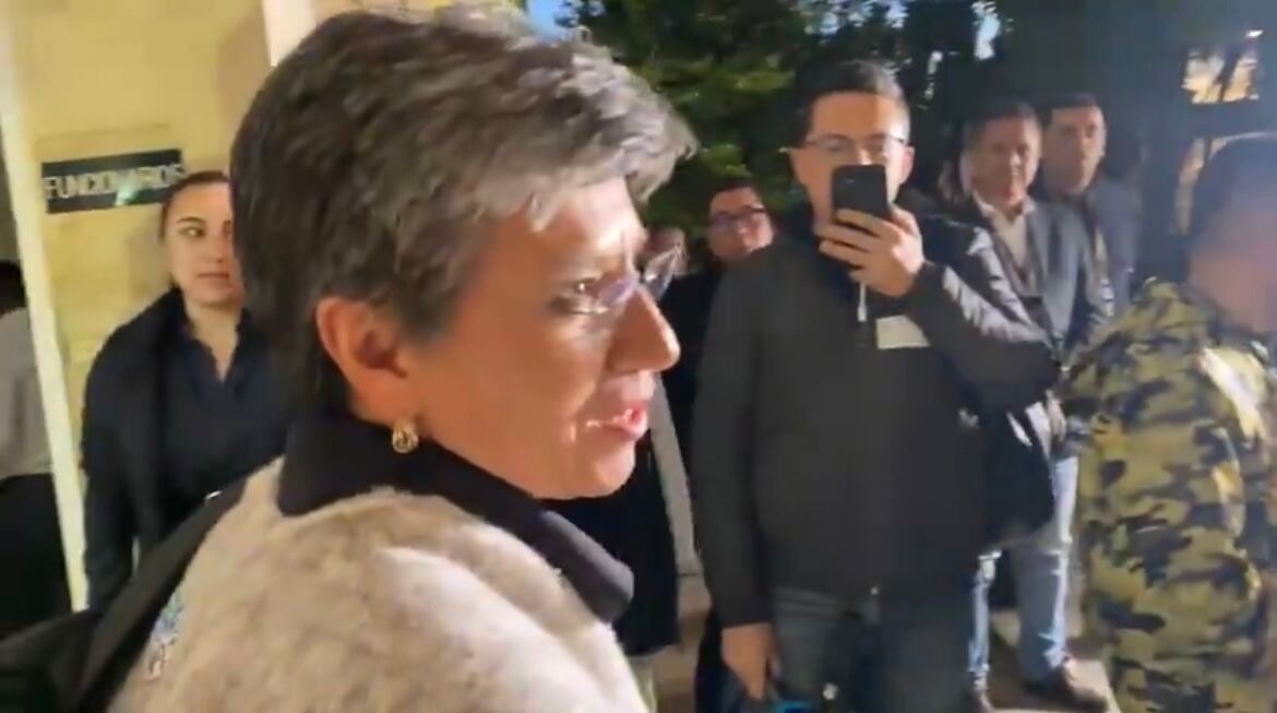Alcaldesa de Bogotá Claudia López en la Casa de Nariño