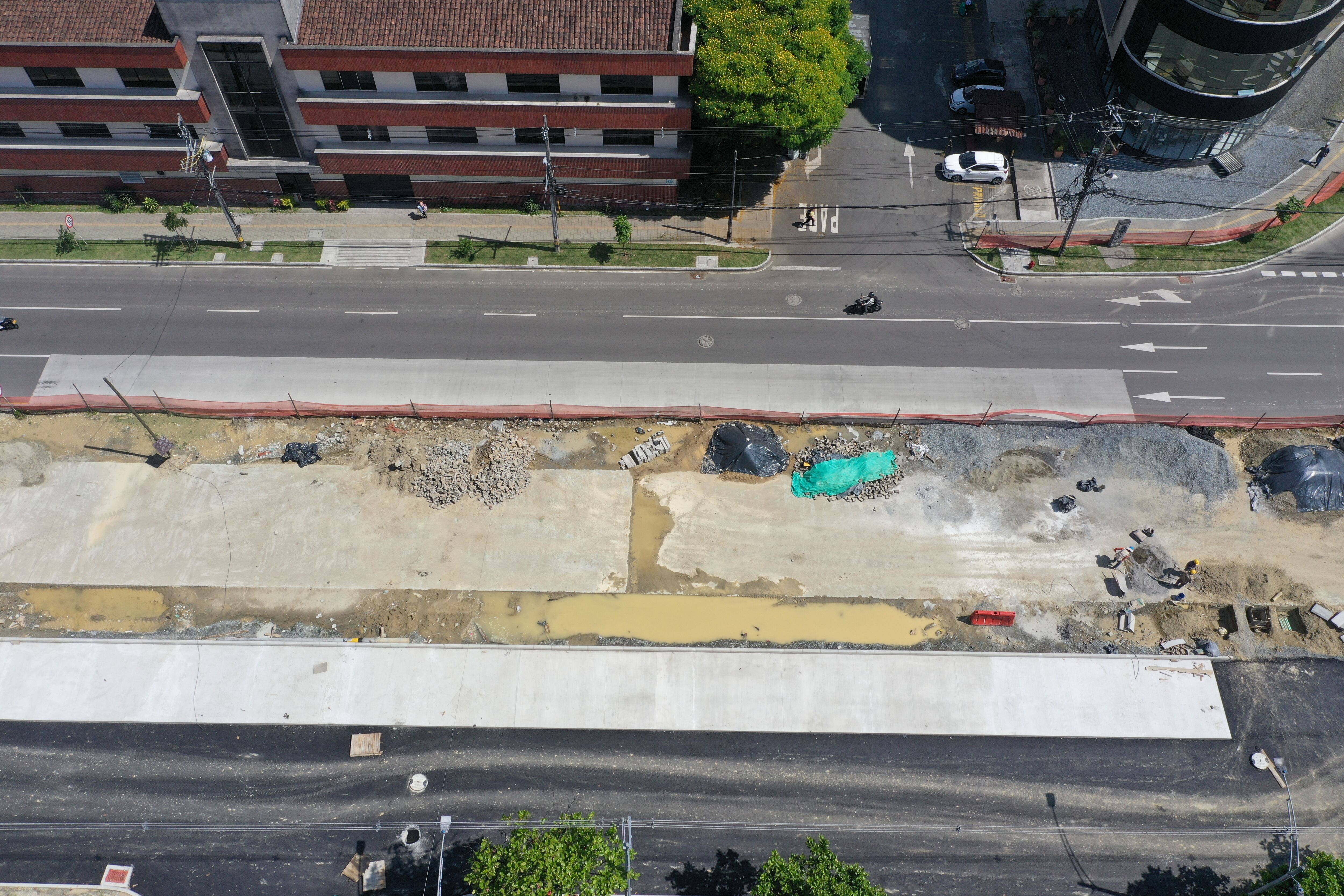 Vía de Medellín que estará cerrada por obras de Metroplús.