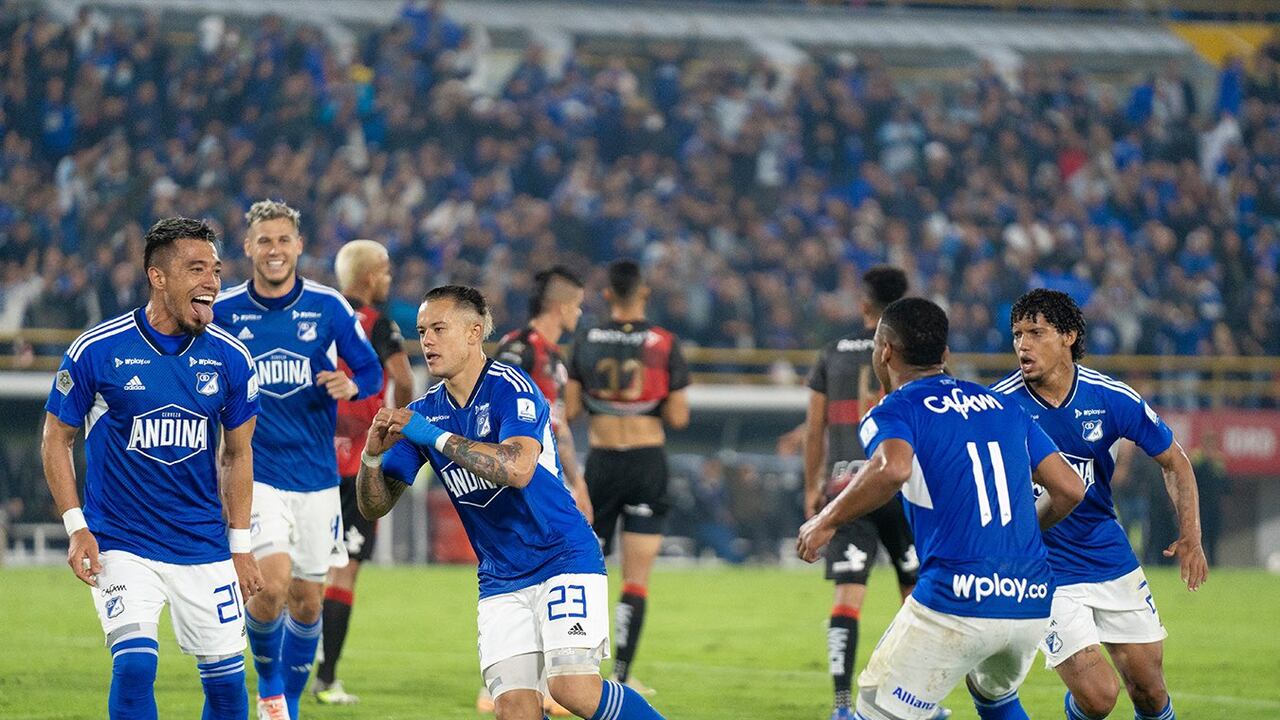 Leonardo Castro le dio la ventaja a Millonarios en la semifinal de Copa Betplay 2023