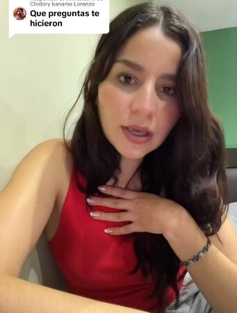 Según comentó la mujer, la actitud de la persona que la entrevistó fue bastante agradable.