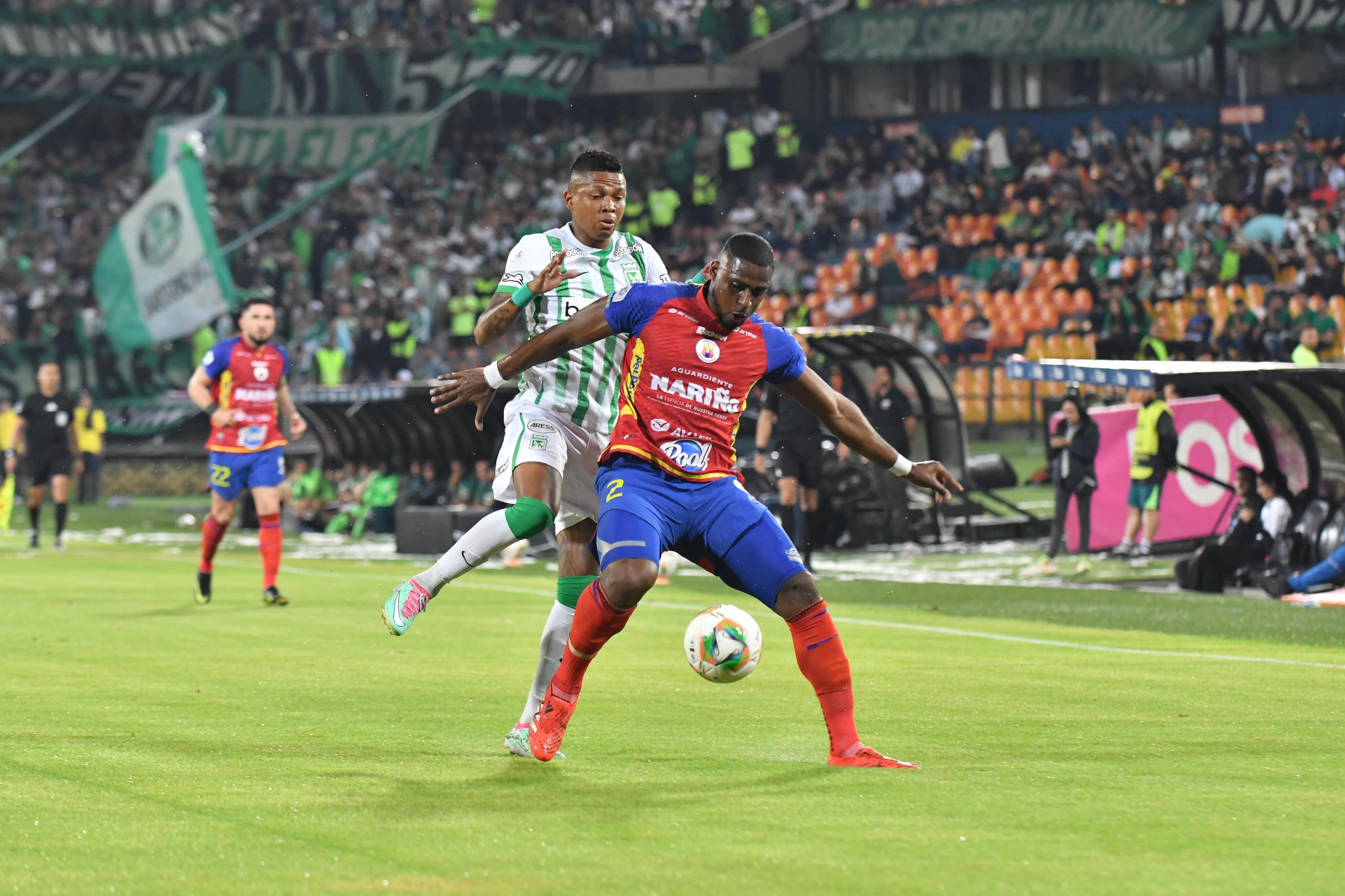 Nacional vs. Pasto, duelo físico y luchado en el Atanasio Girardot, pero que dejó como claro ganador al elenco verdolaga.
