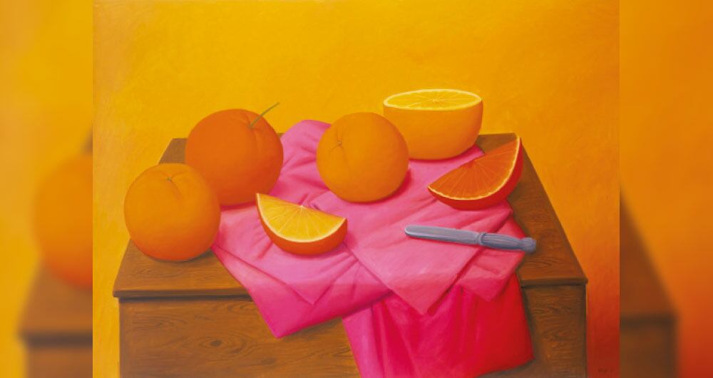 Naranjas, 2008 - Óleo sobre lienzo.