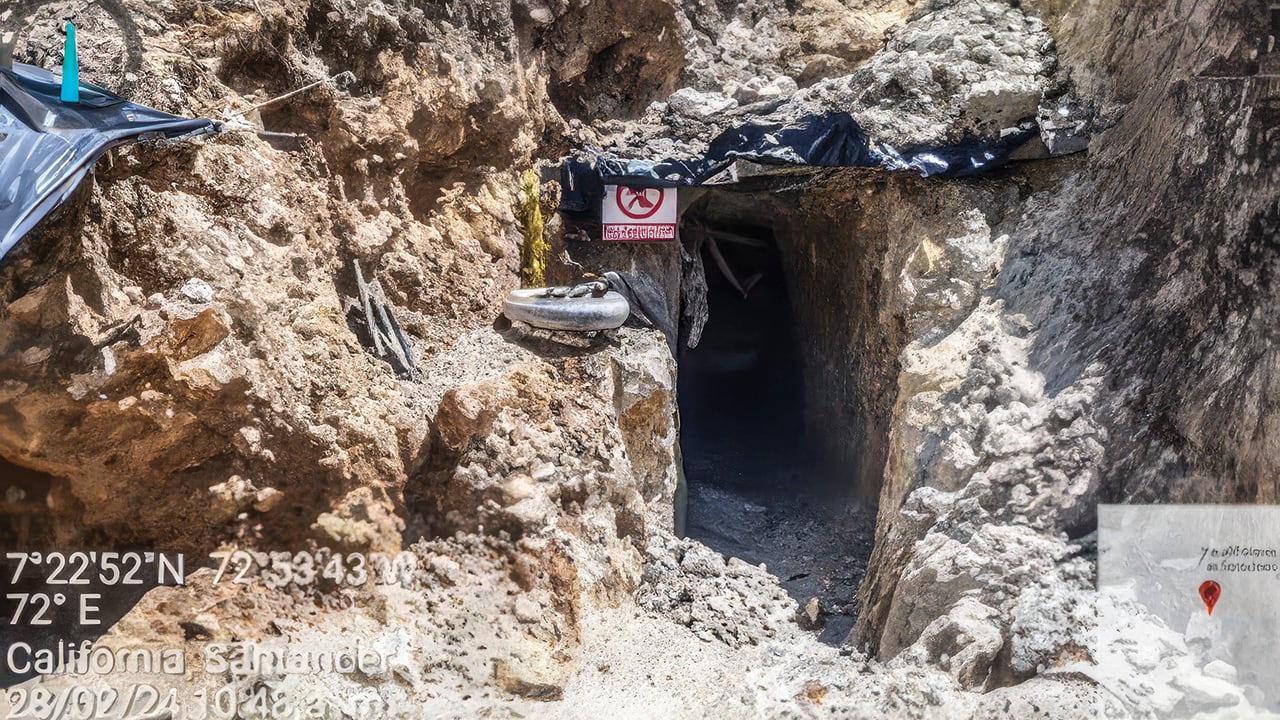 El acceso sin controles a los túneles habría permitido nuevas incursiones para extraer metales.