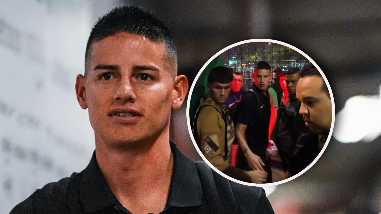 James Rodríguez se llevó un recuerdo para la posteridad luego del partido ante Deportes Tolima.