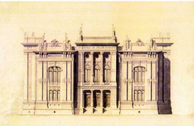 Acuarelas de Arturo Jaramillo, Escuela de Bellas Artes (1919) / Fotos: Cortesía Facultad de Artes de la Universidad Nacional 