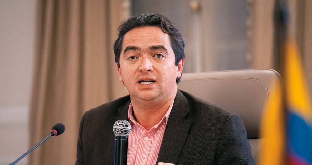 Juan Alberto Londoño, viceministro general de Hacienda. El Marco Fiscal presentado contempla enajenaciones por $12 billones.