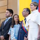 Nicolás Alcocer Petro, Antonella y Sofía son los hijos de la pareja presidencial.
Foto Presidencia