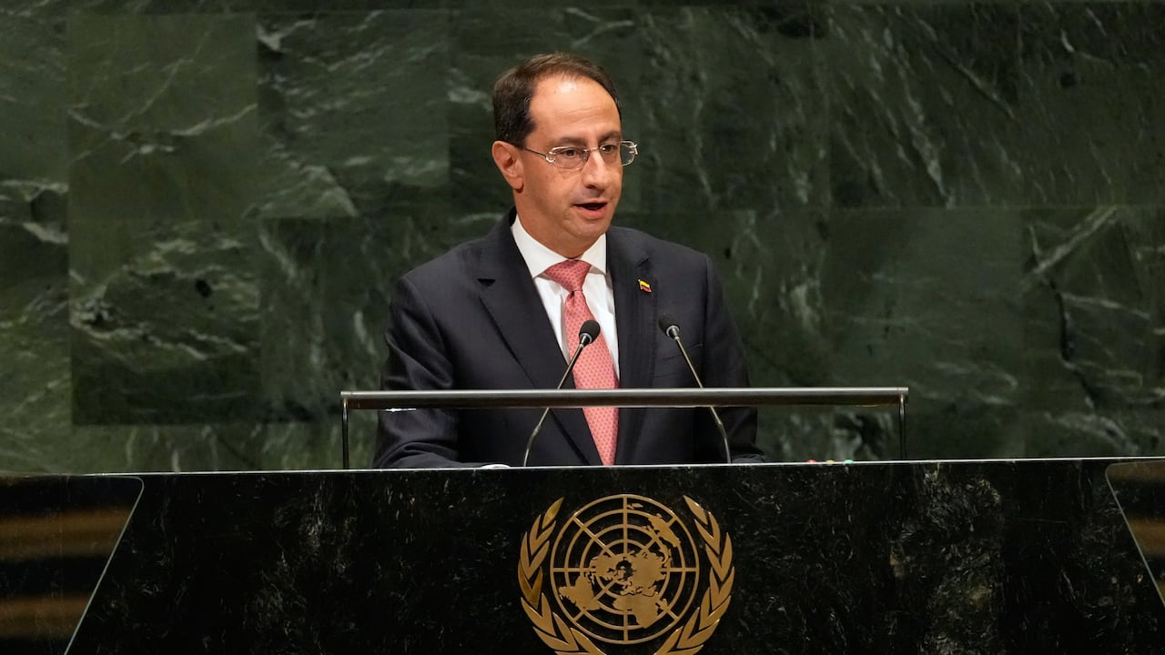 José Manuel Restrepo en las Naciones Unidas.