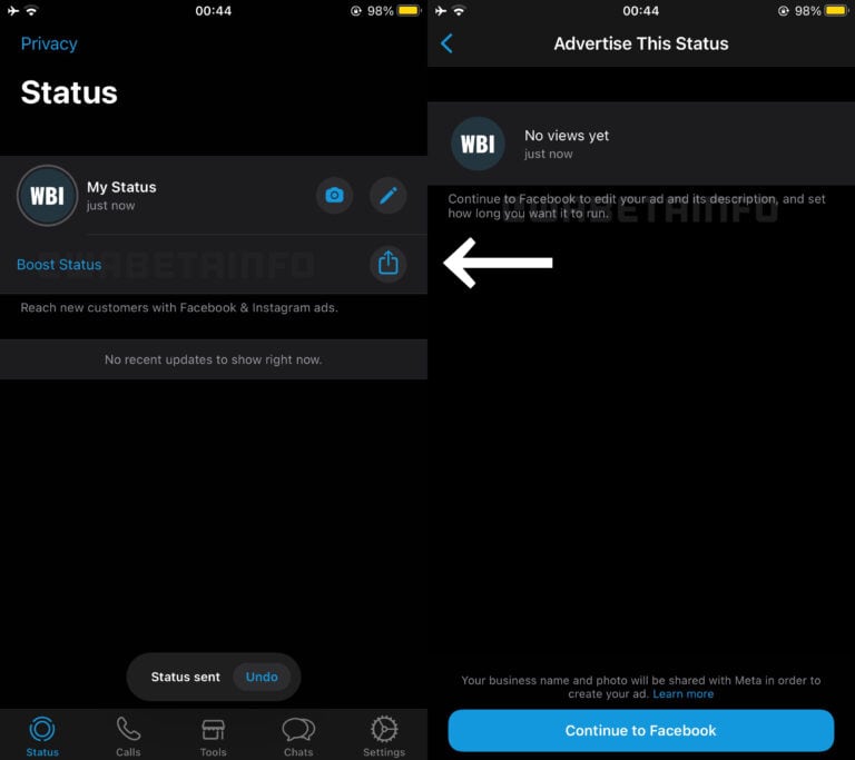 WhatsApp lanza una nueva función llamada 'Impulso de estados'.
