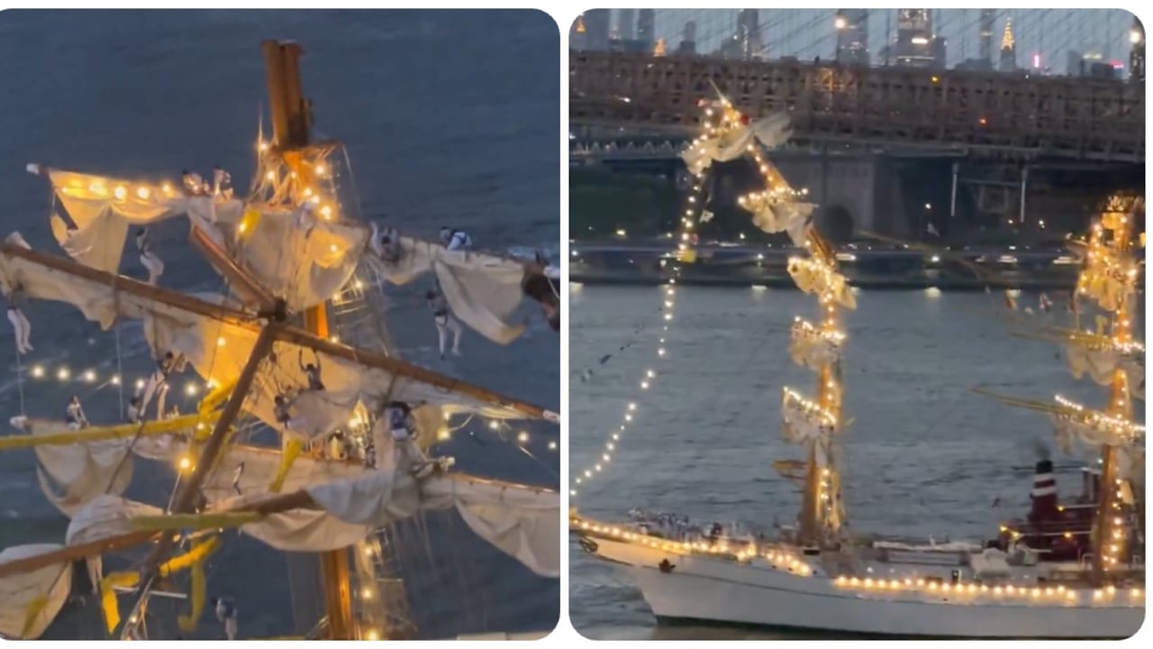 El buque se estrelló en Nueva York