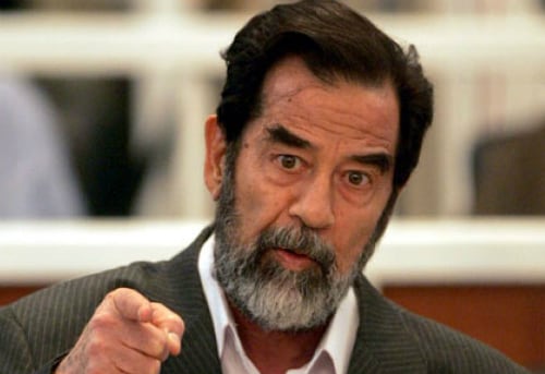 Sadam Huseín, exdictador de Irak, se mantuvo en el poder durante 24 años.