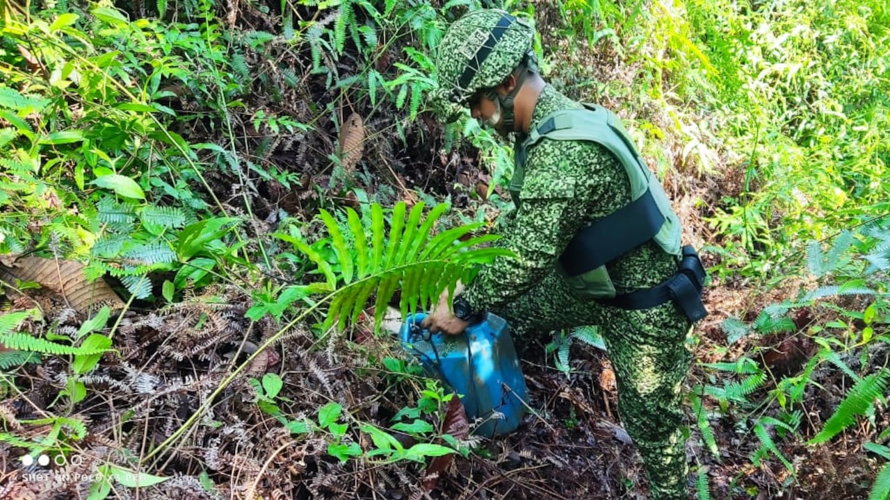 Según la Armada Nacional, los explosivos tenían como fin agredir a la fuerza pública.