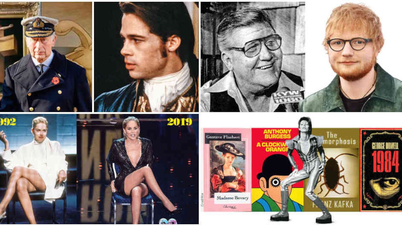 Sharon Stone, David Bowie, el príncipe Carlos, Brad Pitt, Ed Sheeran, Frank Sheeran y otros protagonistas de la semana.