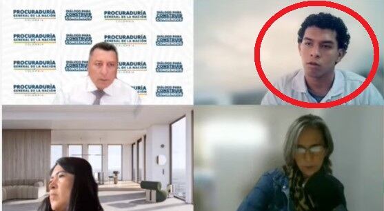 Ricardo Rafael González Castro (círculo rojo) es el segundo implicado en el crimen del estudiante de la Universidad de los Andes.