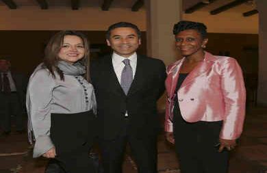 Adriana Padilla, Óscar Rodríguez y Pilar Ramos.