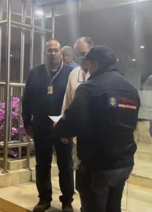 El exmagistrado fue capturado a las afueras de este edificio Montería.