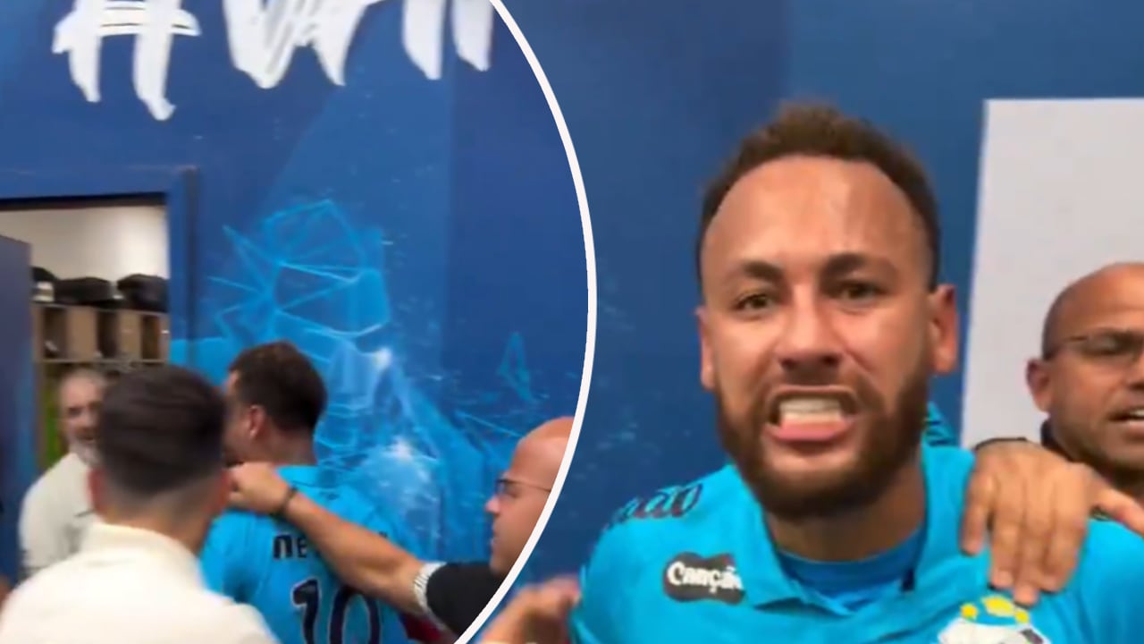 Neymar se salió de casillas tras la victoria de Santos vs. Clube Do Remo en Copa de Brasil.