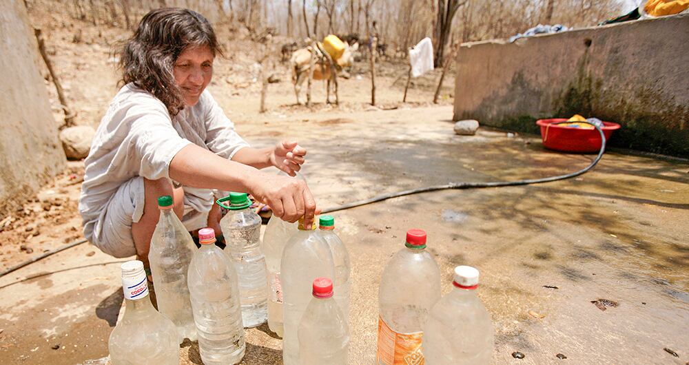 En La Guajira la escasez de agua genera todo tipo de complicaciones. 