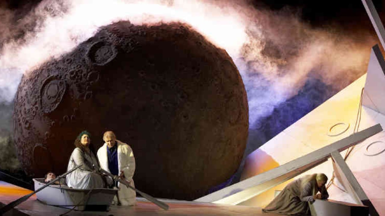 La historia de amor entre Tristán e Isolda, representada por la Ópera de Hamburgo.