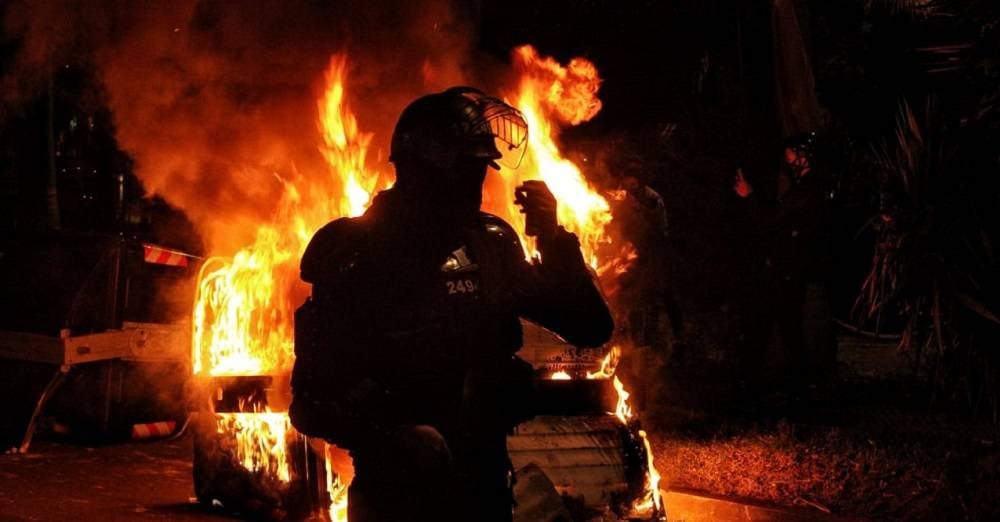 Protesta Villa Luz/Esteban Vega