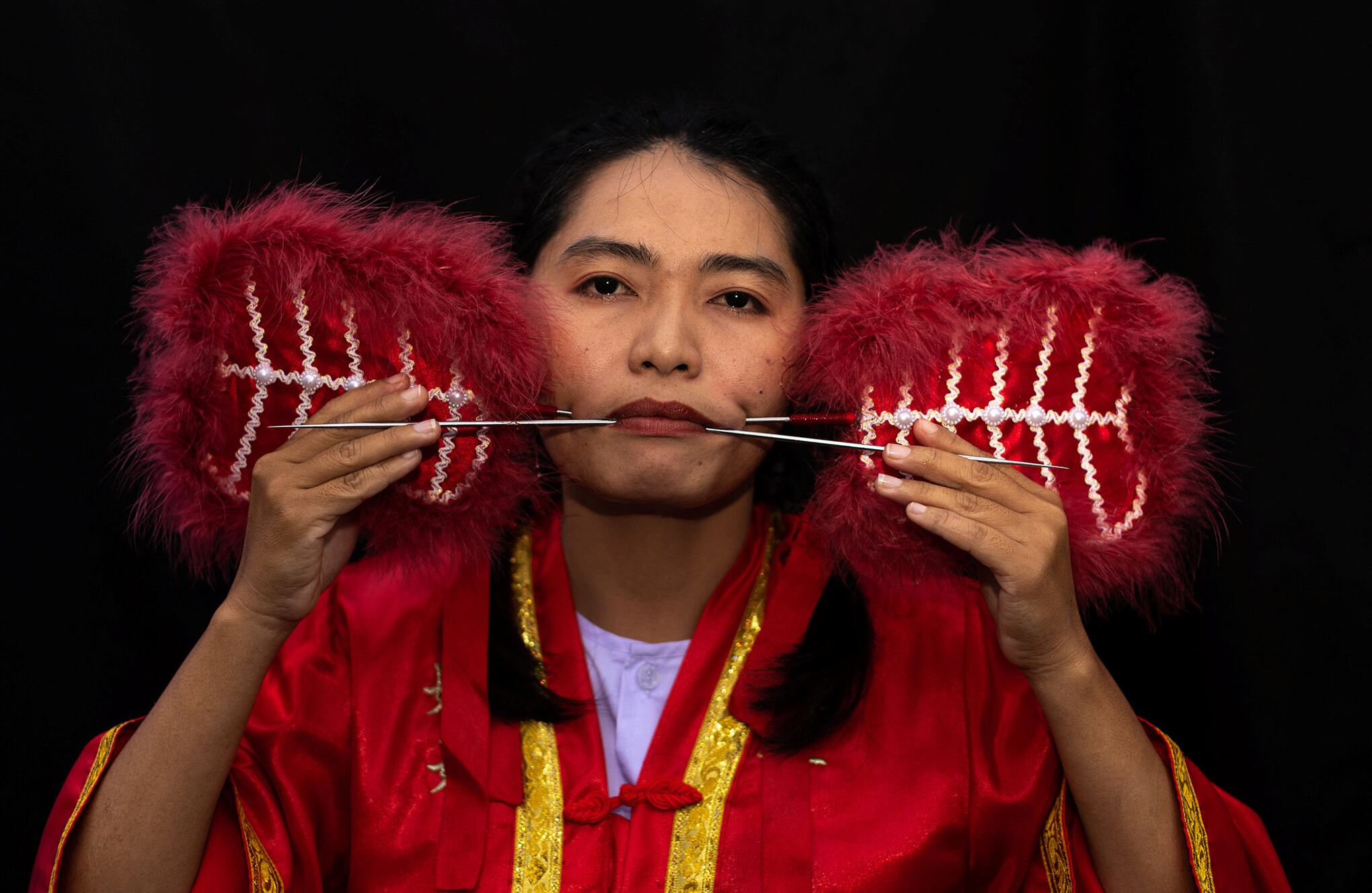 En imágenes : Retratos del festival vegetariano taoísta en Phuket