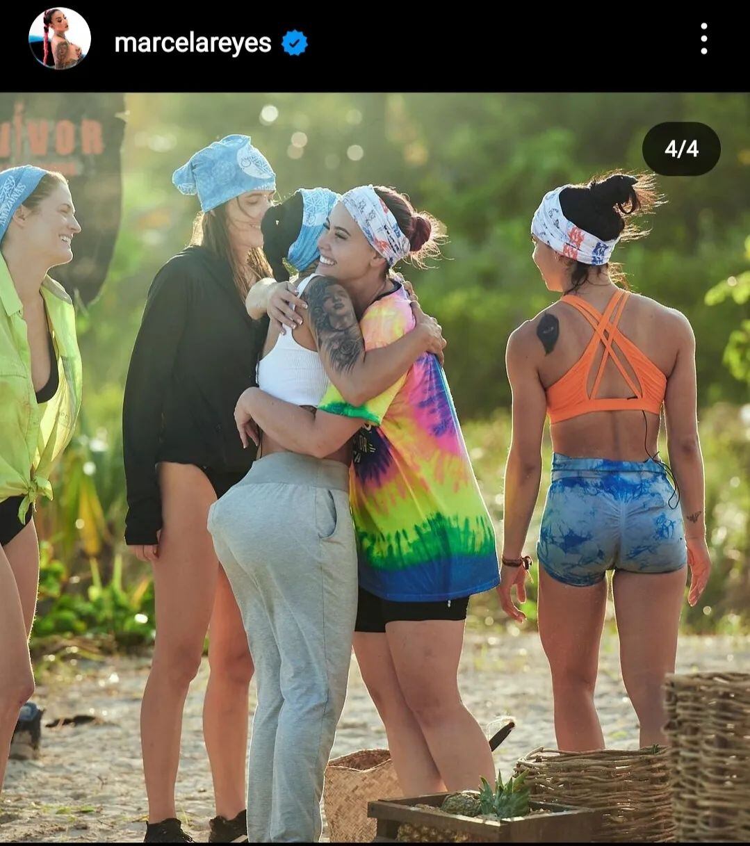 Las dos influencers y DJ volvieron a ser amigas en la isla de Survivor. Foto: Instagram @manuelagomezfranco1.