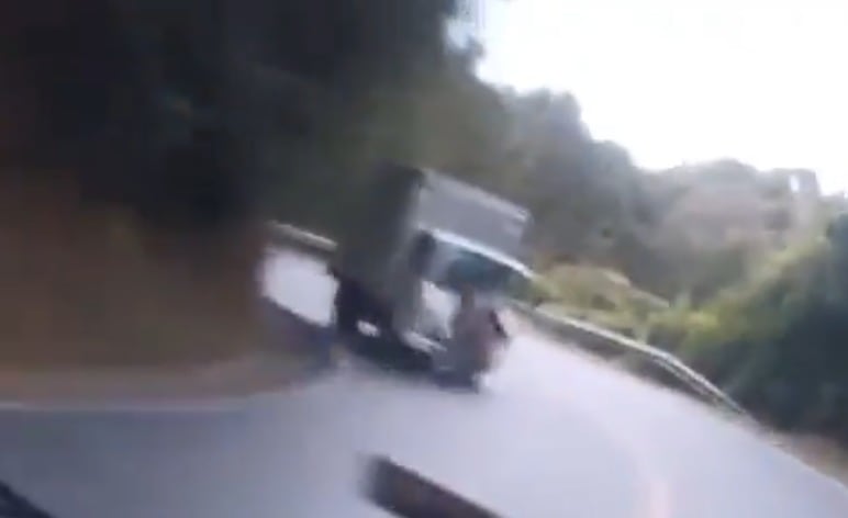 El accidente fue provocado por la imprudencia del ciclista