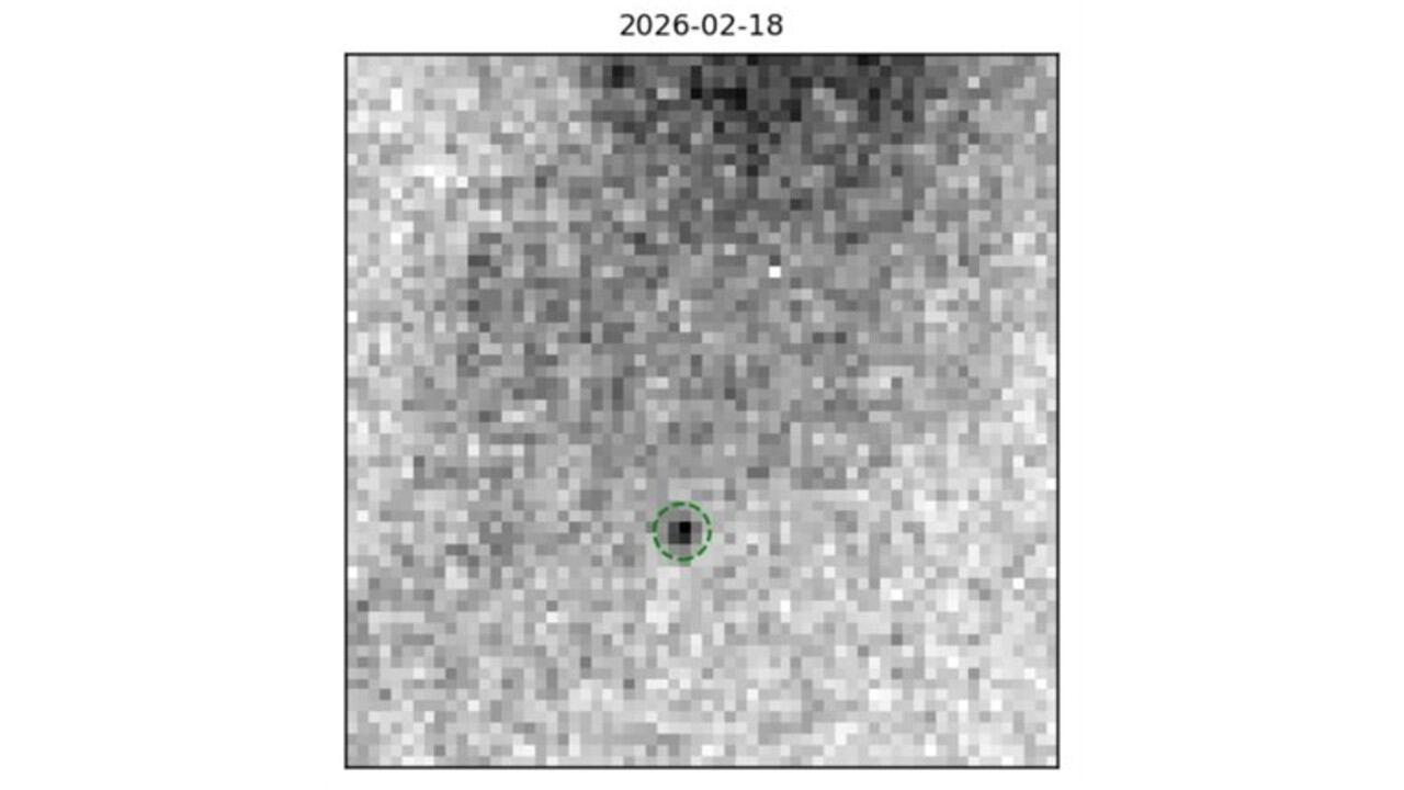 El asteroide 2024 YR4.