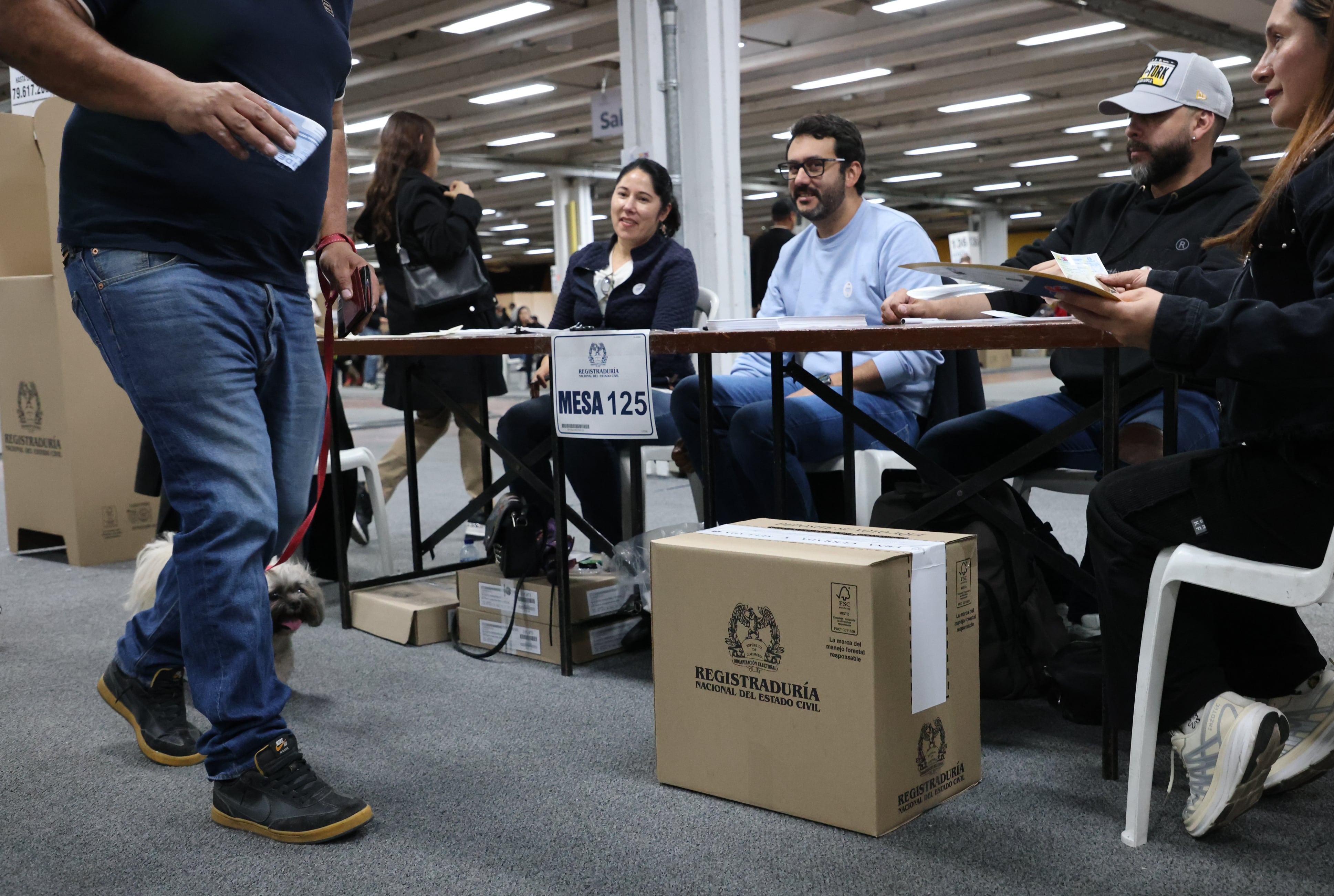 Elecciones presidenciales 2026, votaciones en Corferias.
