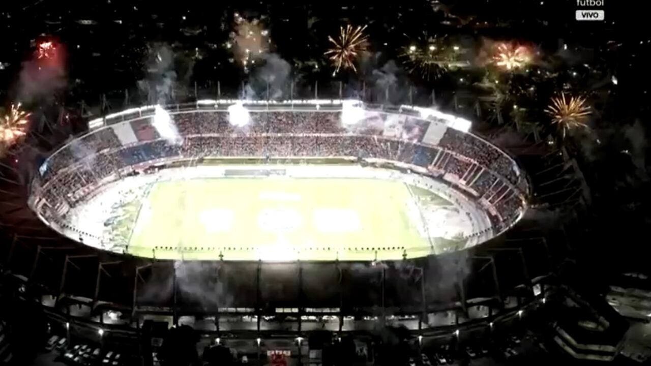 Imagen aérea del estadio Metropolitano.