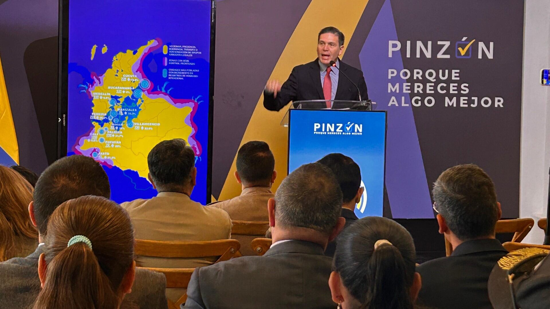 Juan Carlos Pinzón, candidato de la Gran Consulta por Colombia.