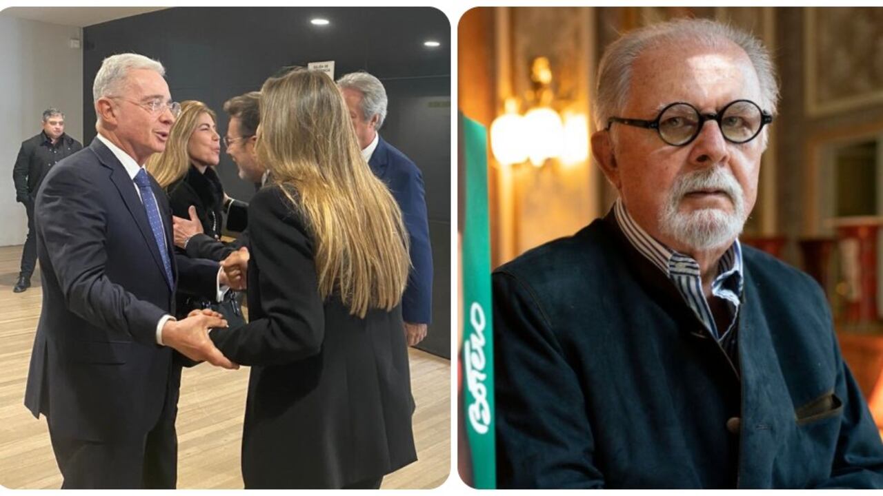 Álvaro Uribe y la familia de Fernando Botero.