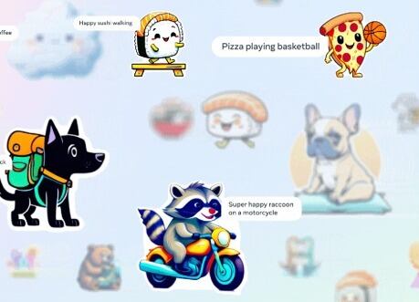 Los stickers con IA son añadidos por Meta para las diferentes aplicaciones de mensajería.