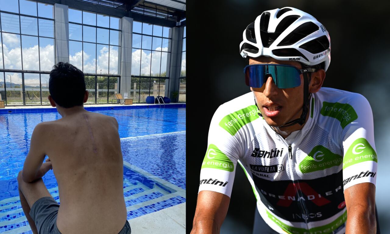 Egan Bernal. Foto: Twitter @Eganbernal//Getty Images/Stuart Franklin