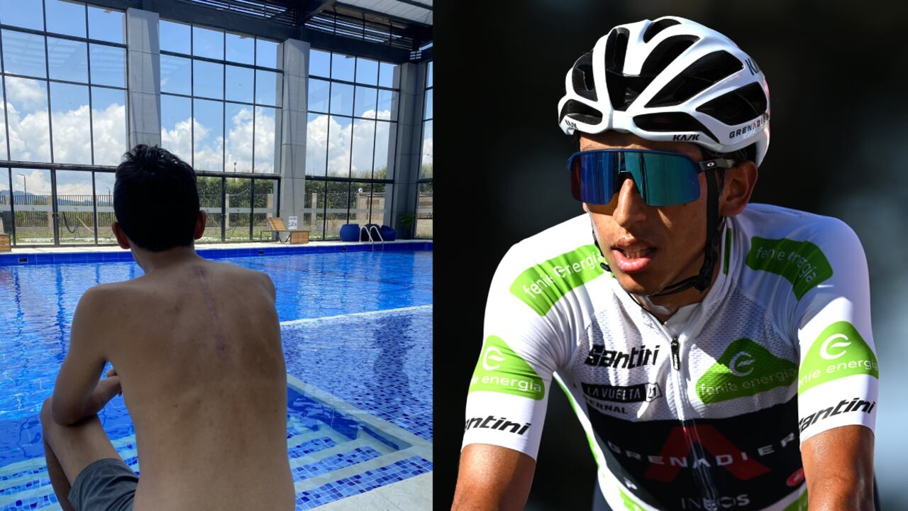 Egan Bernal. Foto: Twitter @Eganbernal//Getty Images/Stuart Franklin