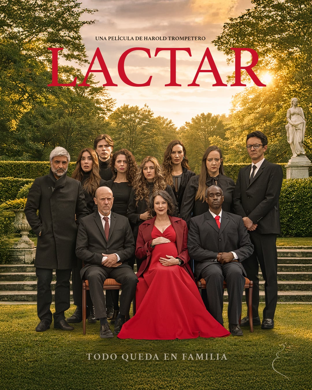 Afiche oficial de la película ‘Lactar’, de Harold Trompetero.