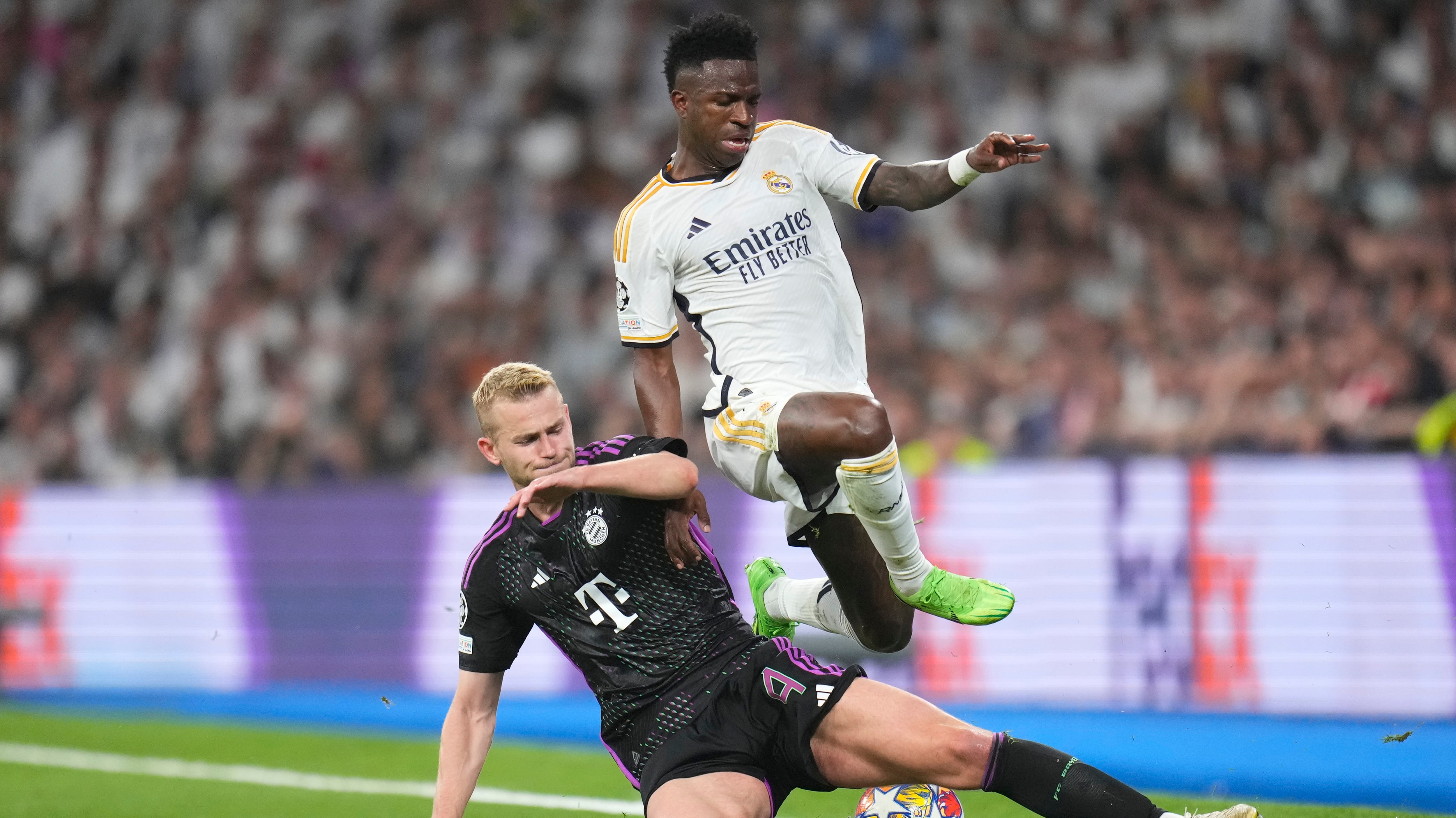 Imagen del duelo entre Real Madrid y Bayern Múnich este miércoles 8 de mayo.