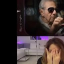 La barranquillera no pudo contener las lágrimas al ver a su padre en el video