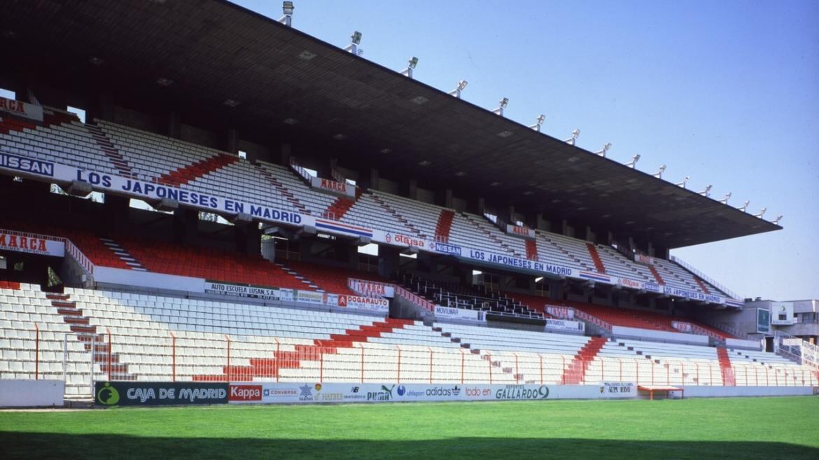 Así se ve el estadio de Vallecas en la actualidad (2024).