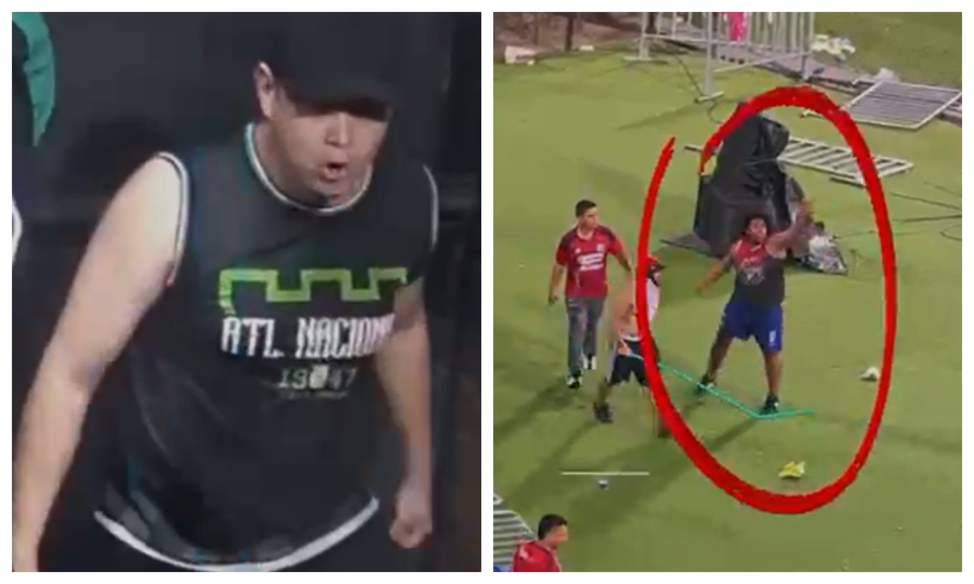 Buscan a vándalos por desmanes en el estadio de Medellín.