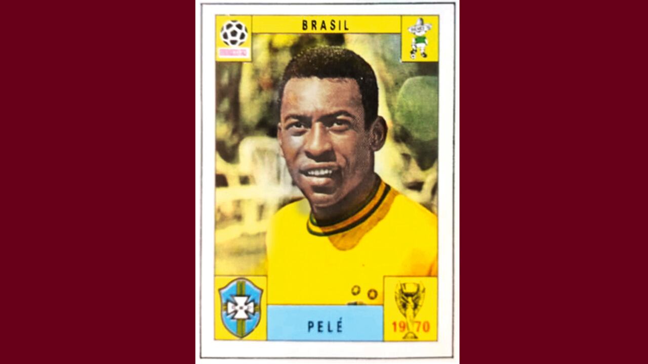 Pelé, el histórico jugador brasileño.