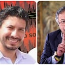 Jonathan Ramírez Nieves y Gustavo Petro.