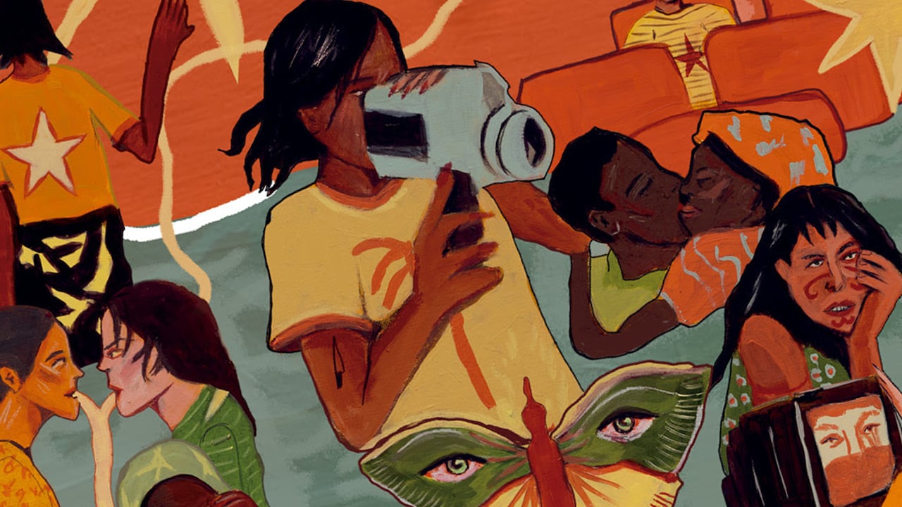 Detalle del afiche oficial del FICCI 63, una creación de la joven artista Raquel Sofía Moreno.