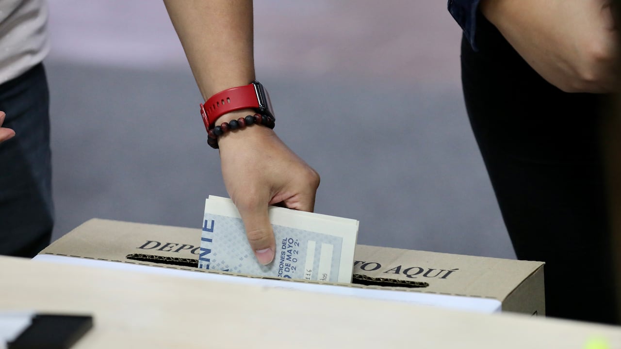 Votación, votos Corferias, elecciones urnas, 29 de mayo 2022. Foto: Juan Carlos Sierra / SEMANA