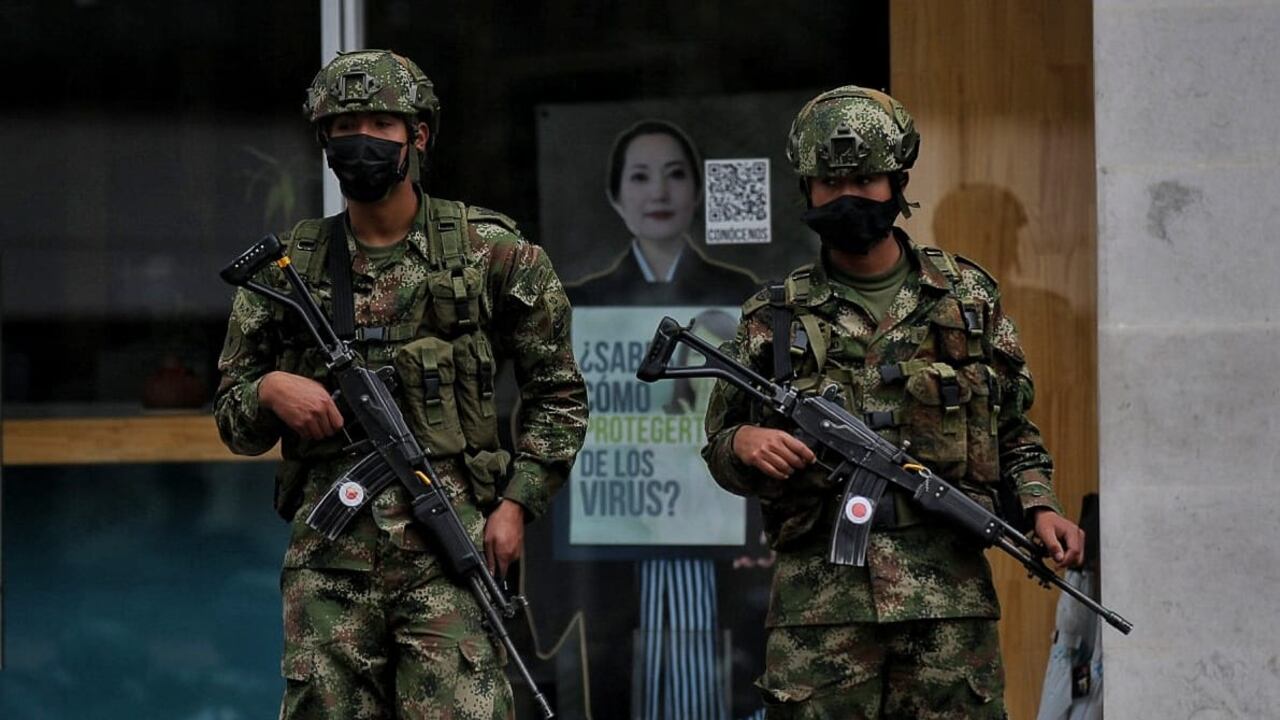 Paro nacional Militares en Bogotá